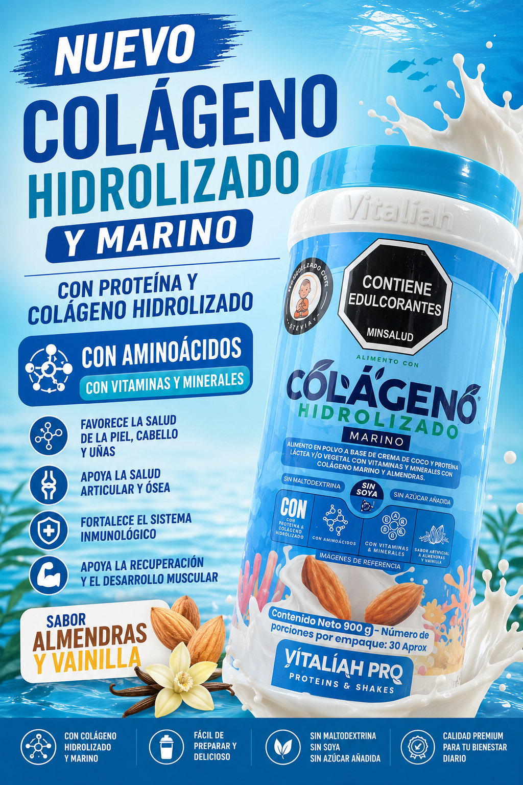 Colageno Hidrolizado Marino de vitaliah