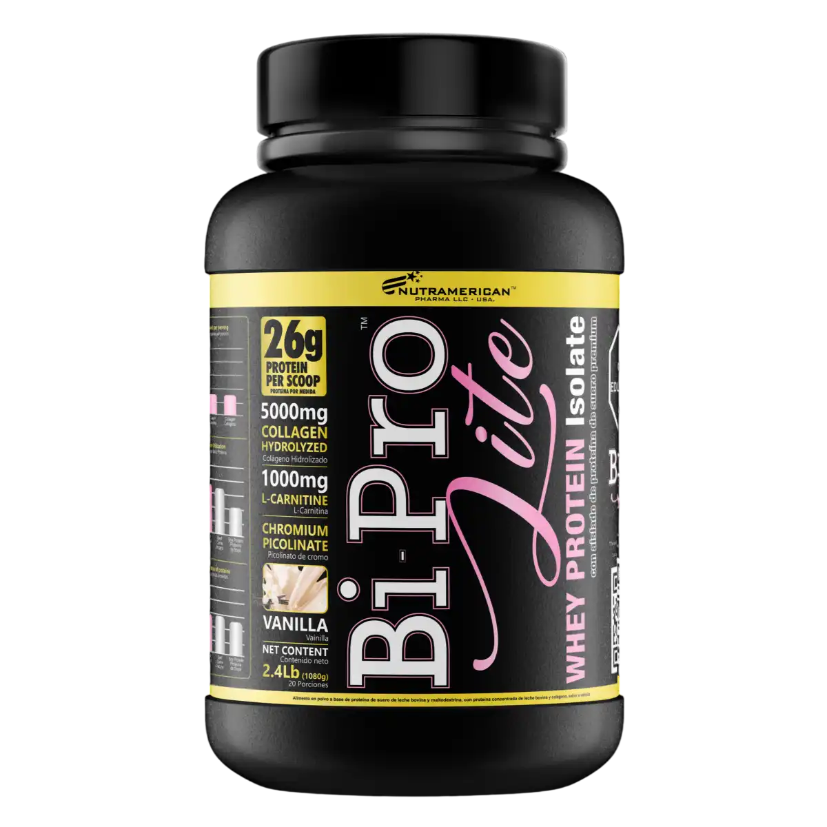 Bipro Lite sabor vainilla 2.4 lb