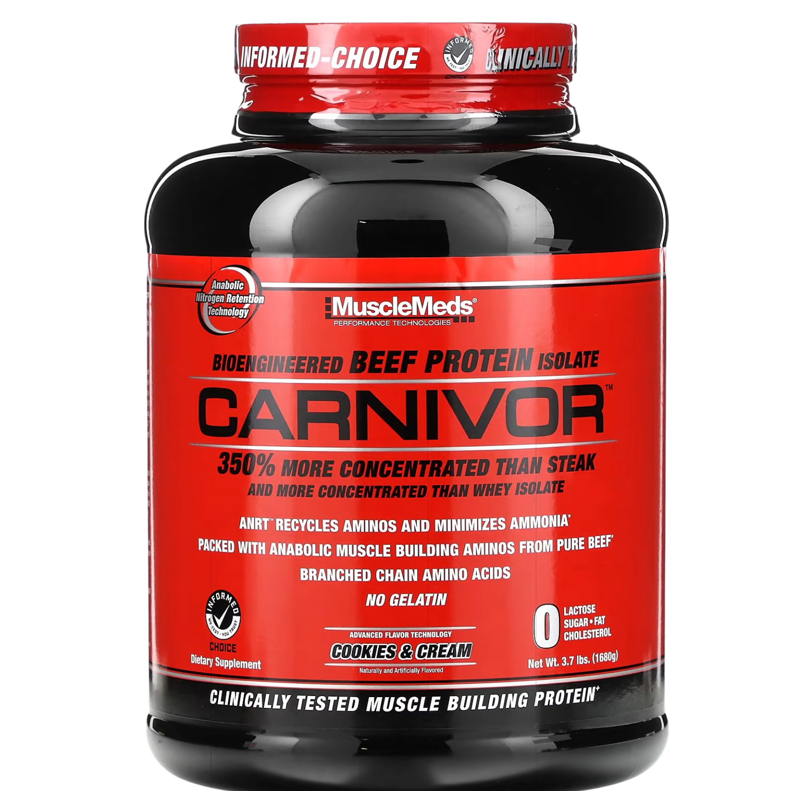 Carnivor Isolatada 4 lb sabor cookies and cream