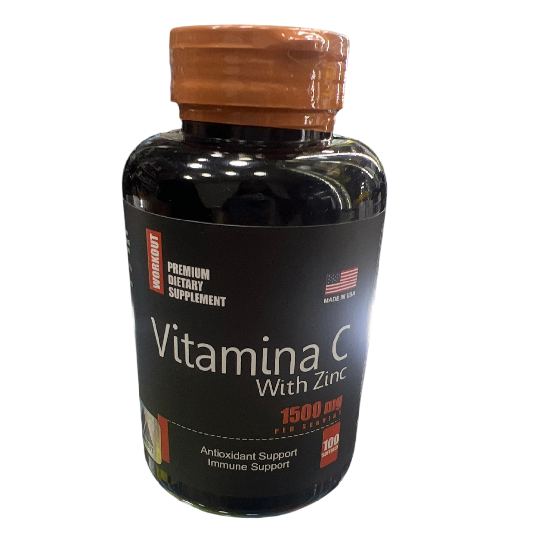 Vitamina c y zinc de Work Out