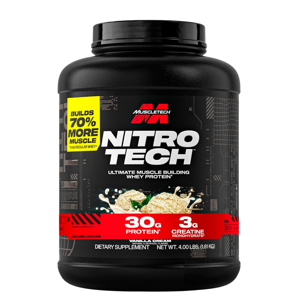 Nitro Tech Whey proteína 4lb