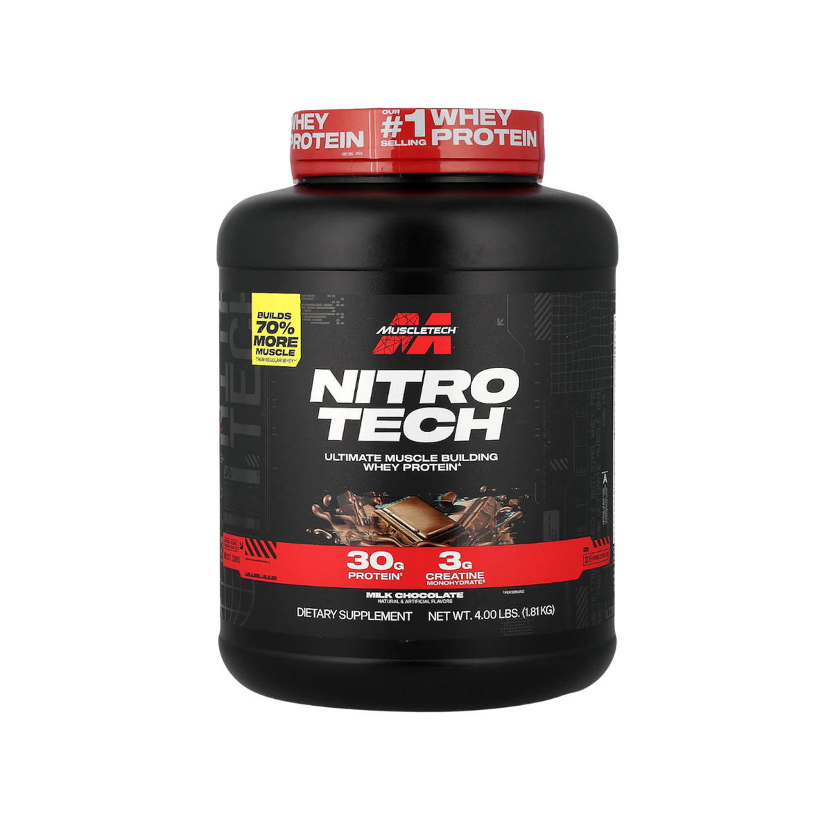 Nitro Tech Whey proteína 4lb
