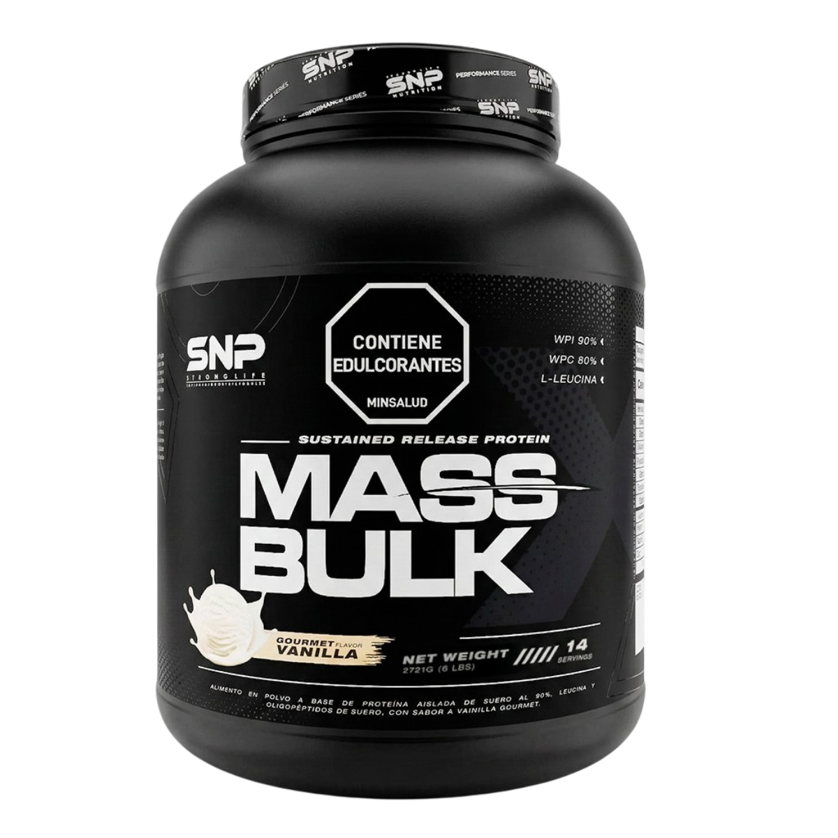 Mass bulk 6lb sabor vainilla