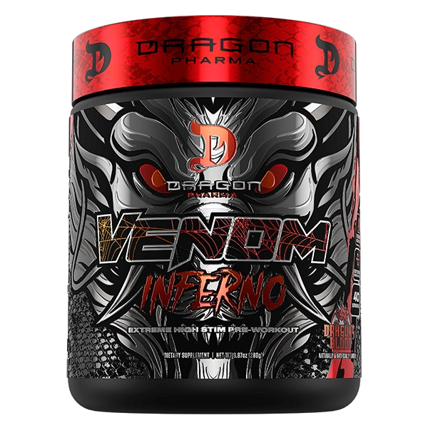 Pre entreno venom inferno dragon pharma 40 servicios